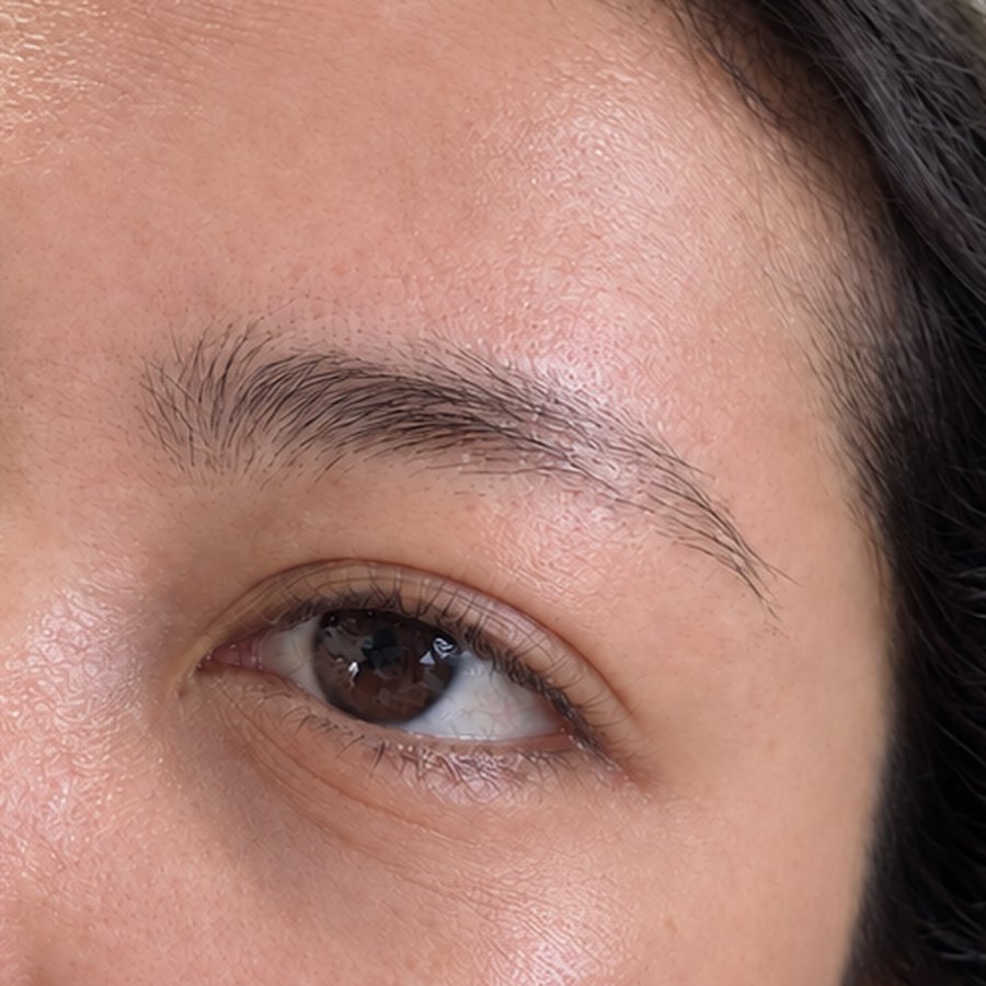 Alis dan bulu mata sebelum treatment